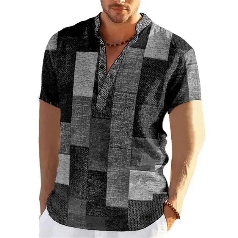 Boho Patchwork Print Shirt