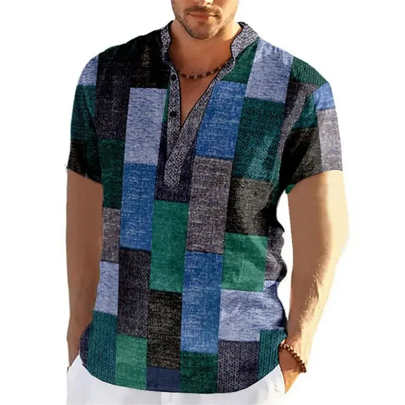 Boho Patchwork Print Shirt