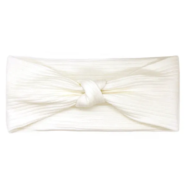 Bon Knotted Wide Knit Turban Headband