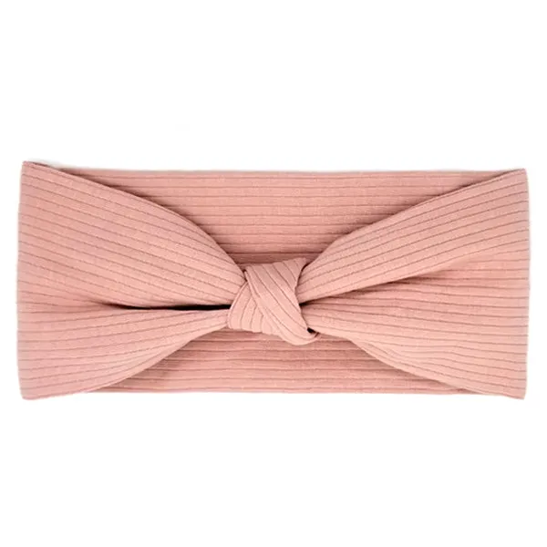 Bon Knotted Wide Knit Turban Headband