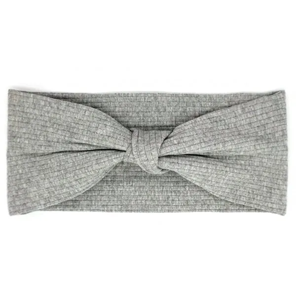 Bon Knotted Wide Knit Turban Headband