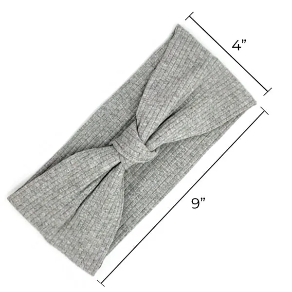 Bon Knotted Wide Knit Turban Headband