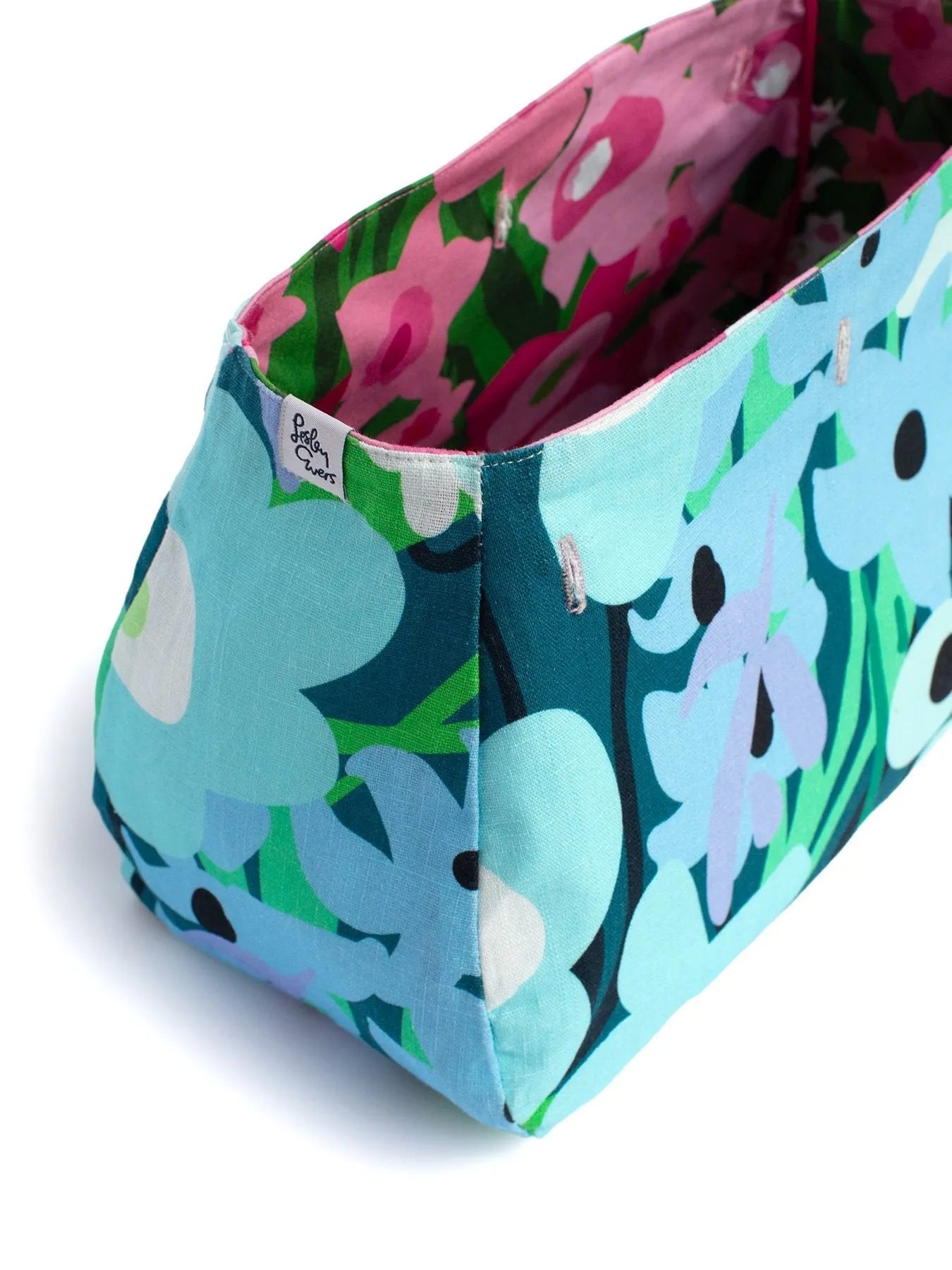 BONNIE cover Daffodils Pink and Green & Garden Oasis Blue