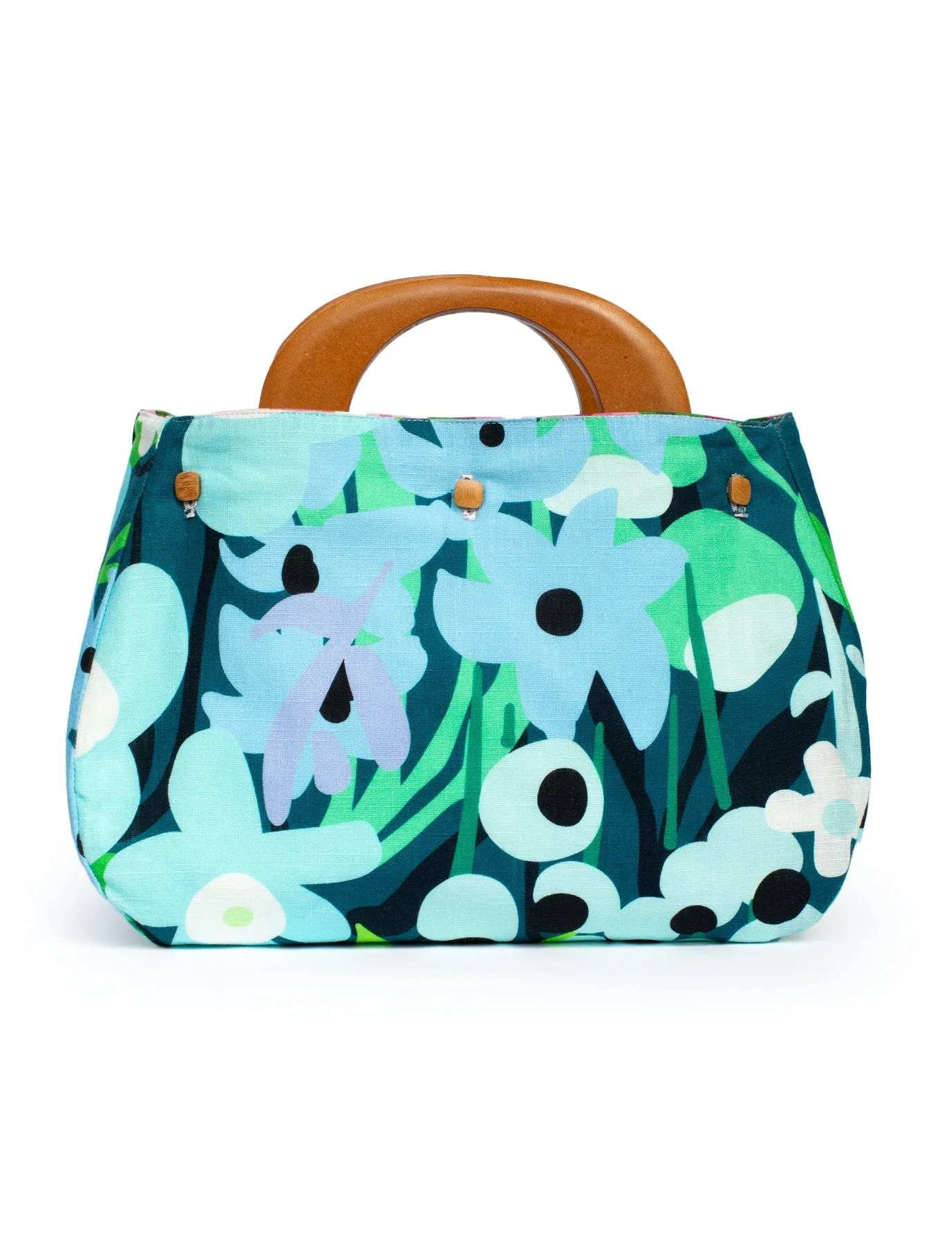 BONNIE cover Daffodils Pink and Green & Garden Oasis Blue