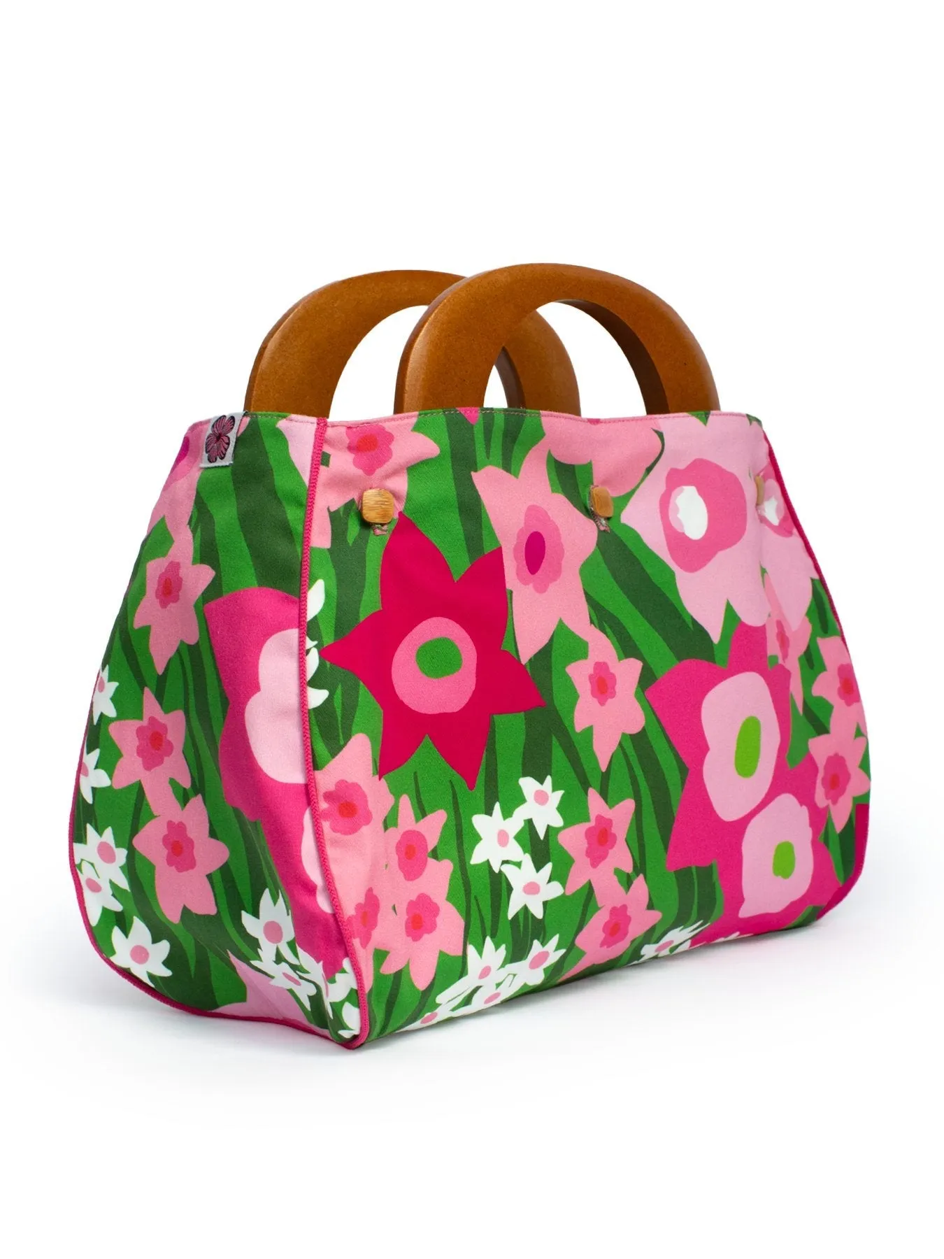 BONNIE cover Daffodils Pink and Green & Garden Oasis Blue