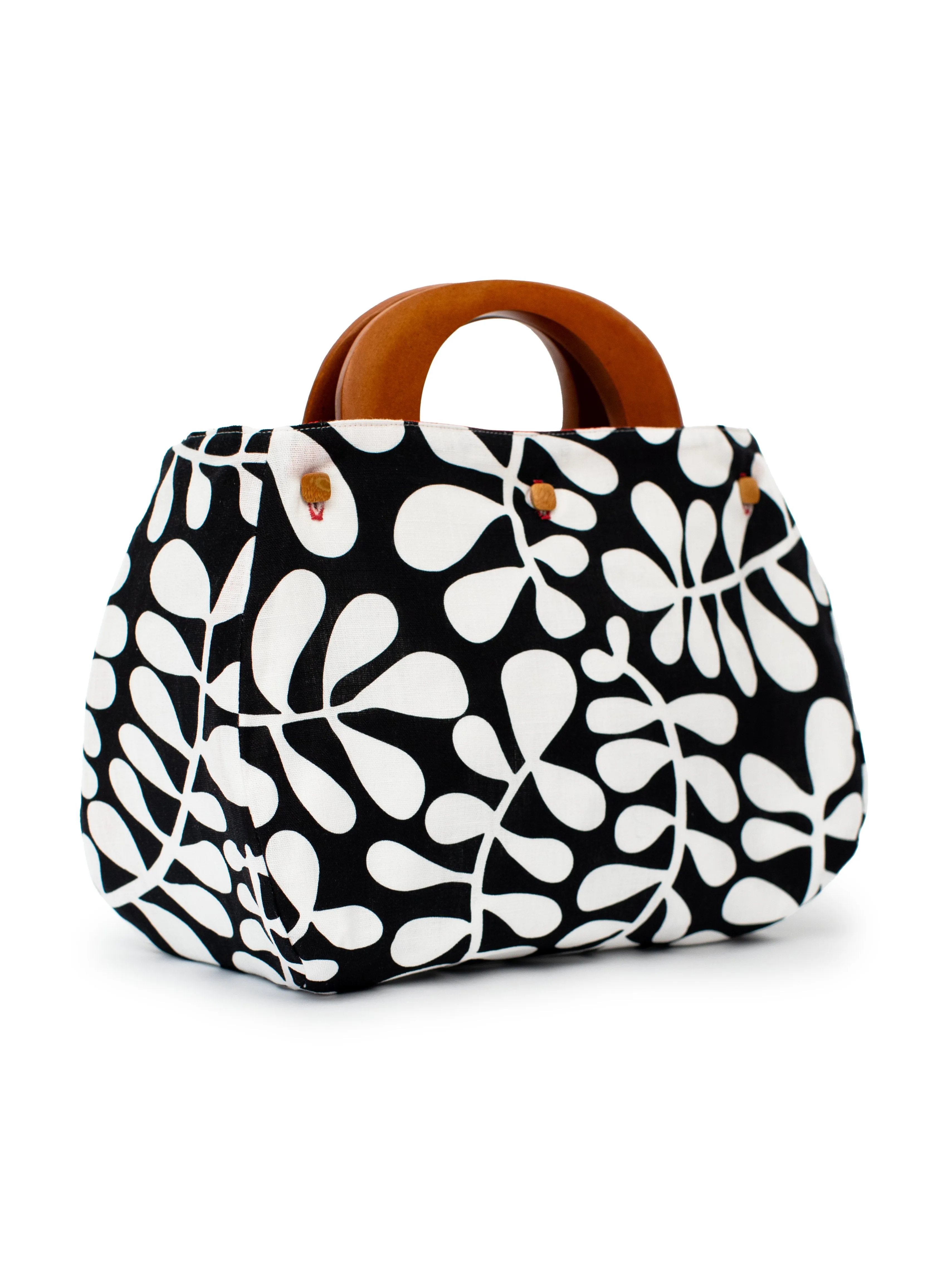 BONNIE cover Honeycomb Red & Fern Black and White