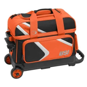 BSI Dash Double Roller Black/Orange Bowling Bag