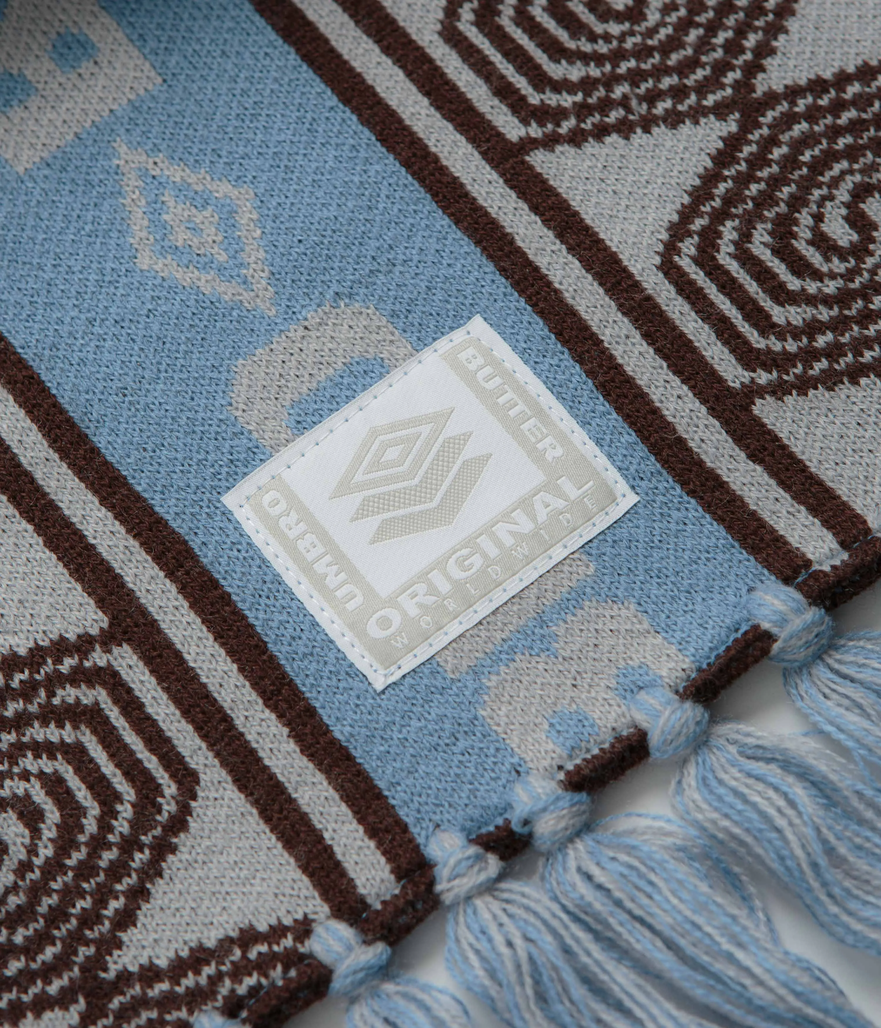 Butter Goods x Umbro Vert Scarf - Sky / Brown