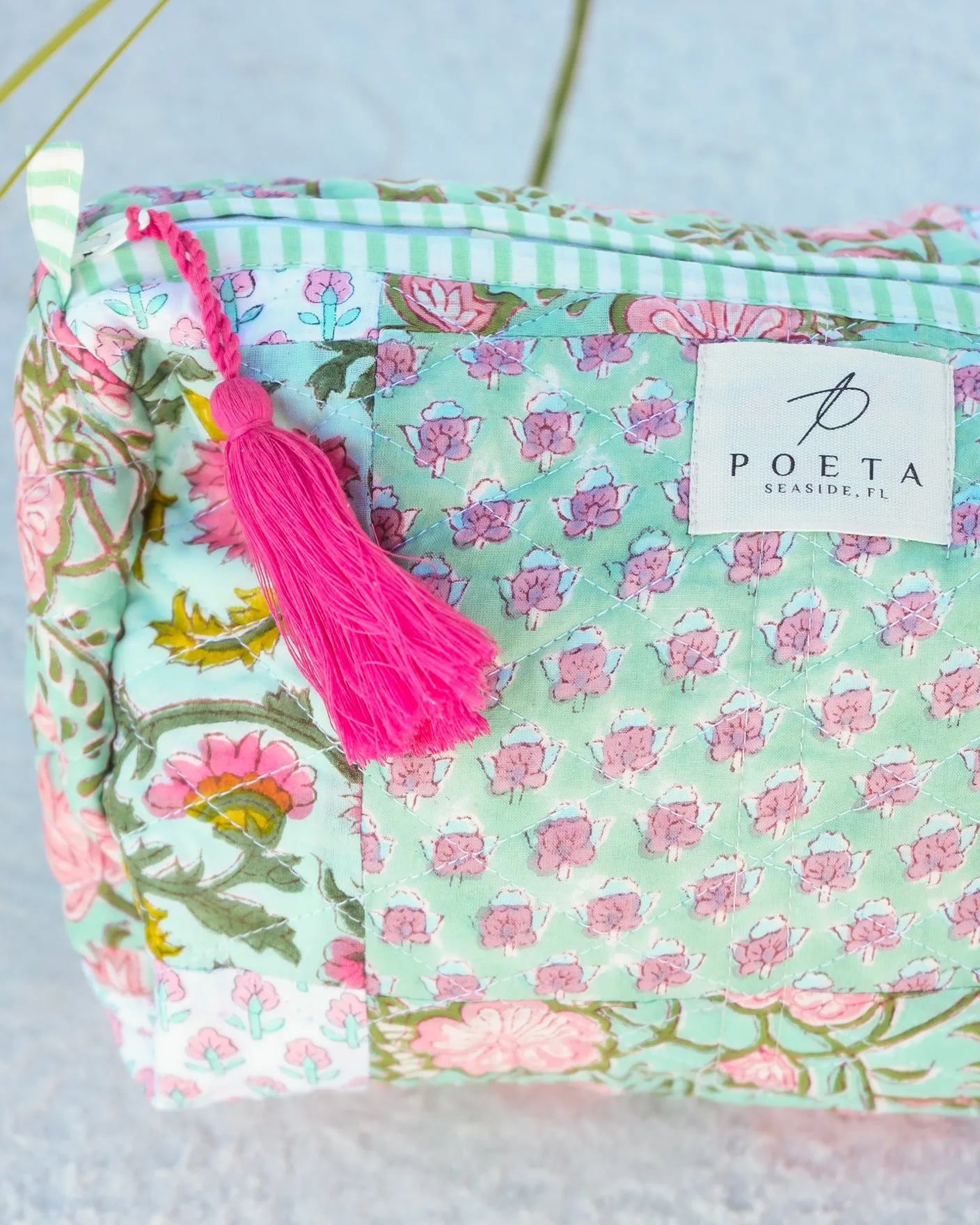 By The Sea Patchwork Cosmetic Bag