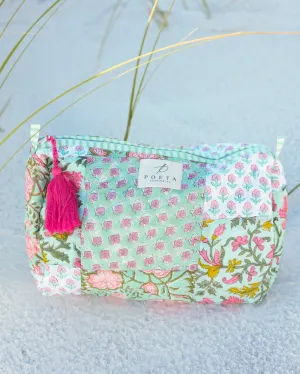 By The Sea Patchwork Cosmetic Bag