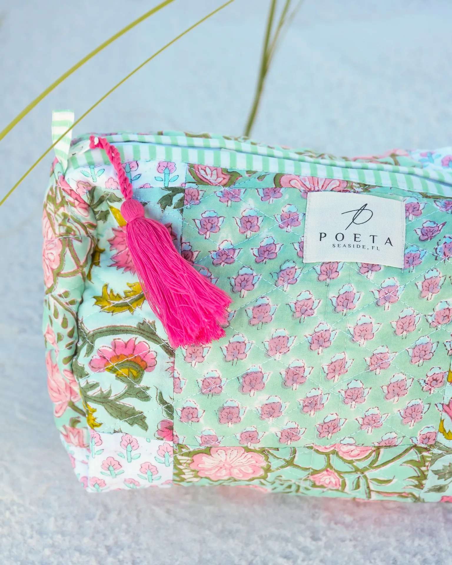 By The Sea Patchwork Cosmetic Bag