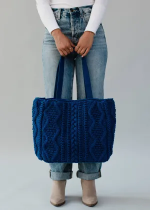 Cable Knit Tote | Multiple Color Options