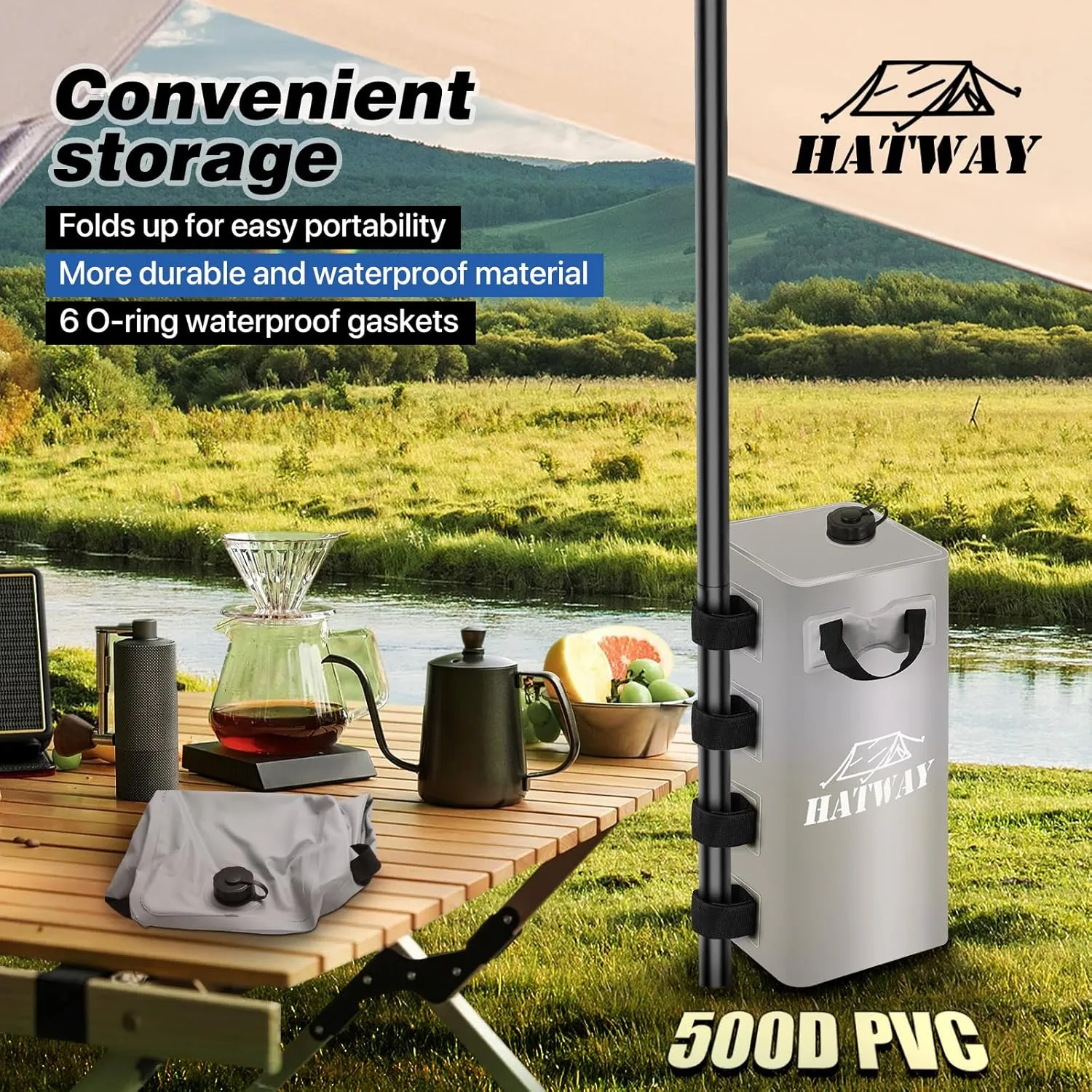 Canopy Water Bag, 220 LBS Set of 4 Leg Weights for Pop Up Canopy, Gazebo, Tent - 4 * 25L Gray