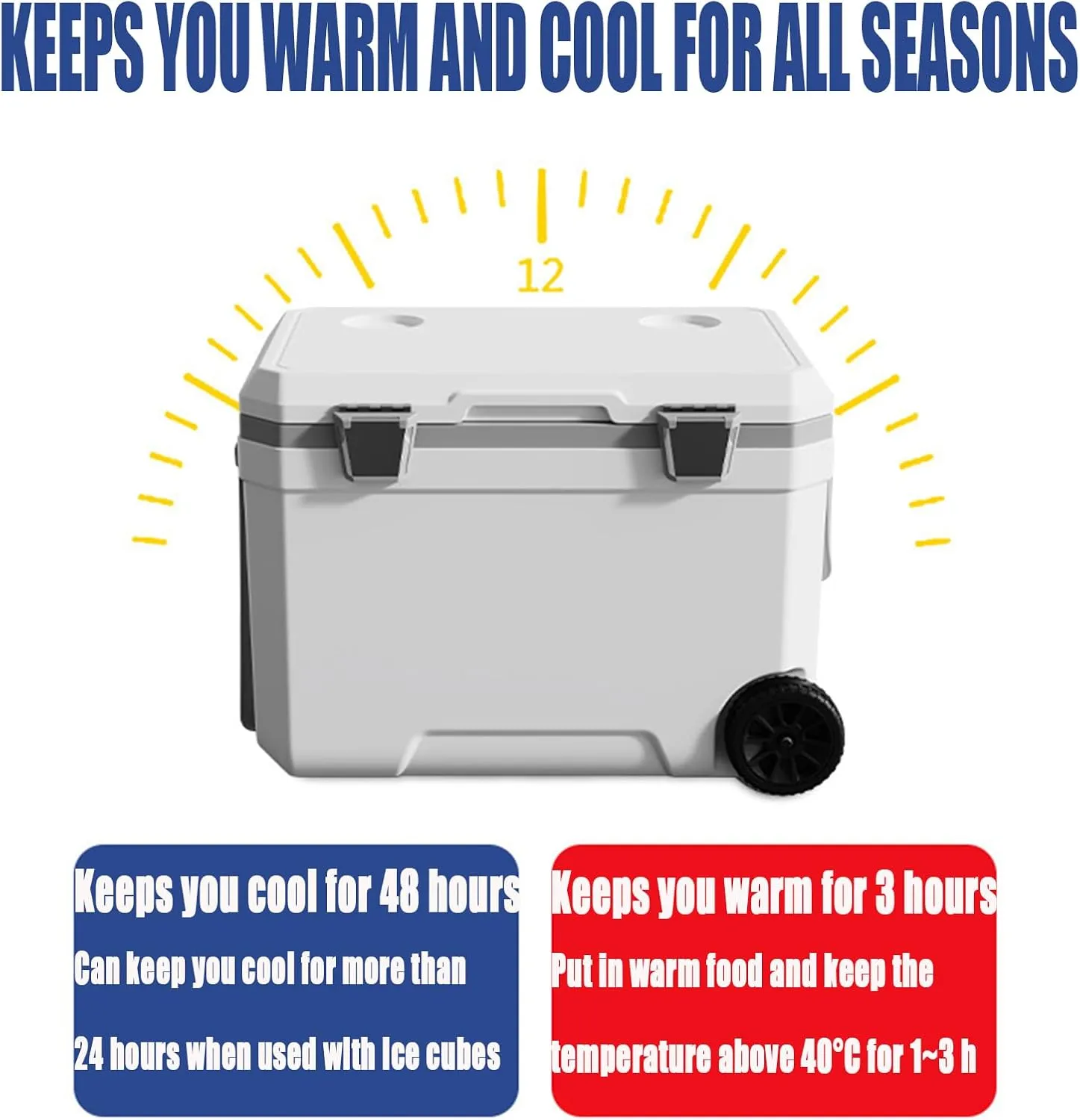 Car Camping Coolers for Dodge Attitude/Challenger/Charger/Durango/Hornet/Neon/Caliber, Waterproof Portable Cooler, Leak Proof Picnic Insulated Bag, Ultra-Light Premium Ice Chest Box