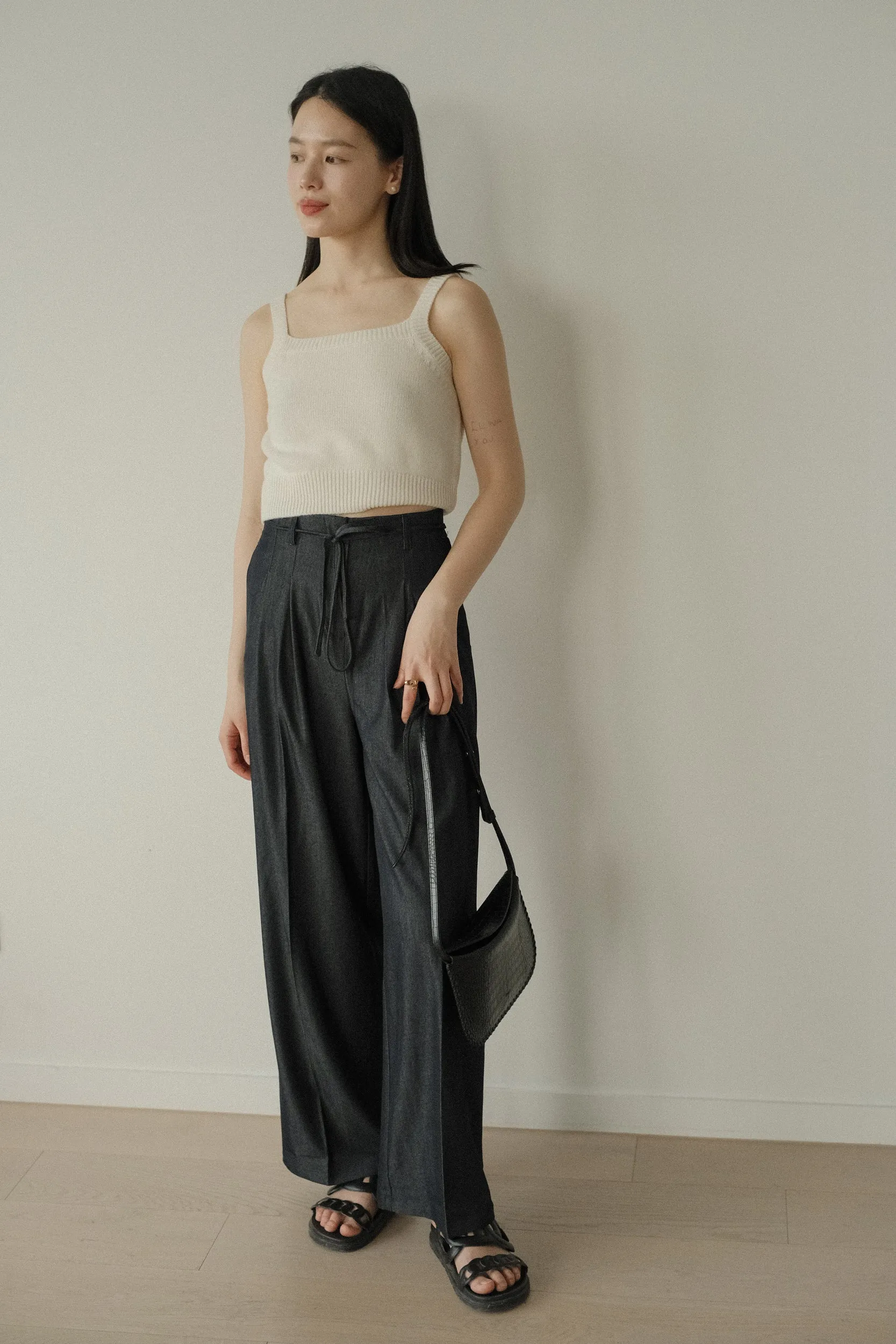 Cashmere Wool Knit Tank
