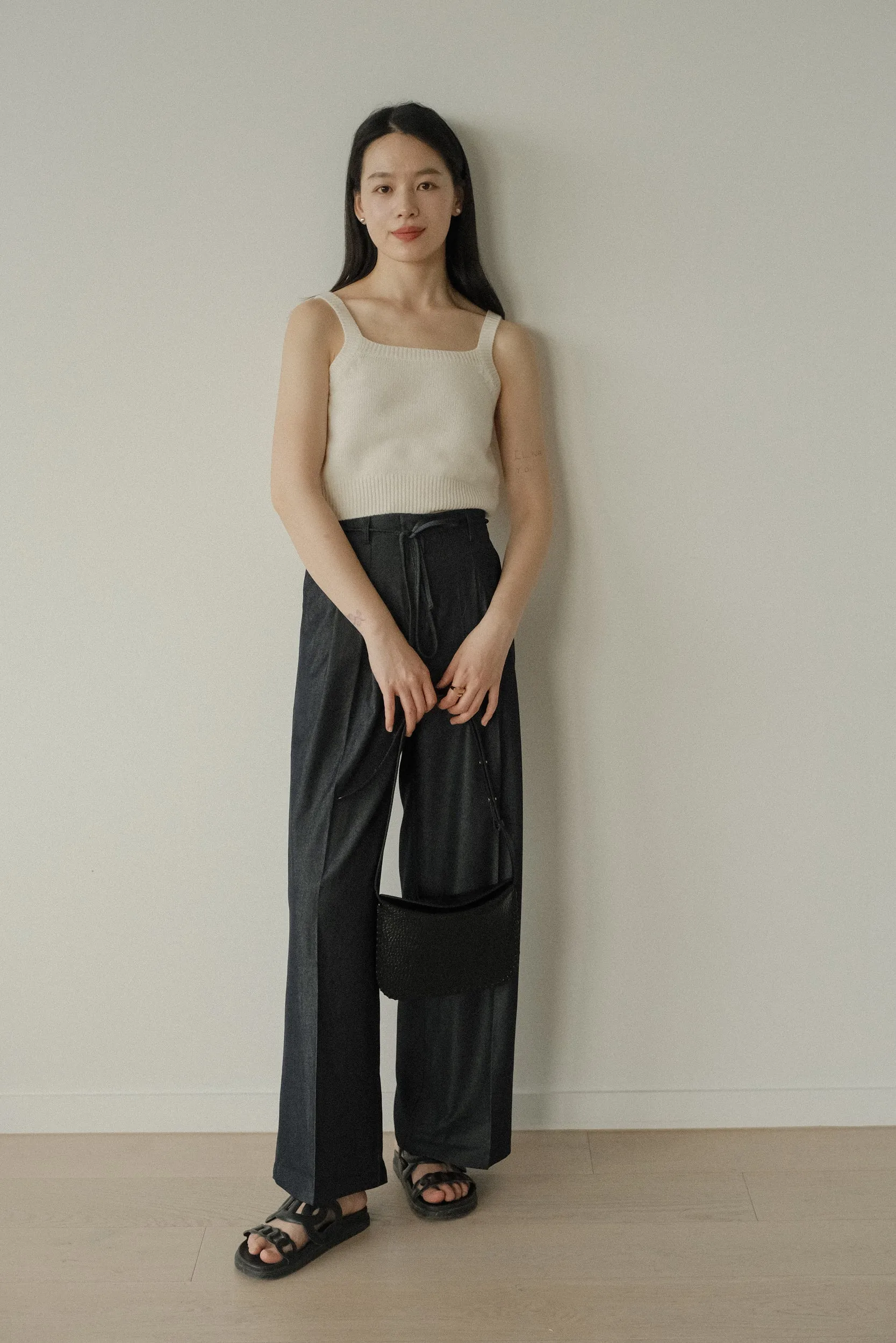 Cashmere Wool Knit Tank