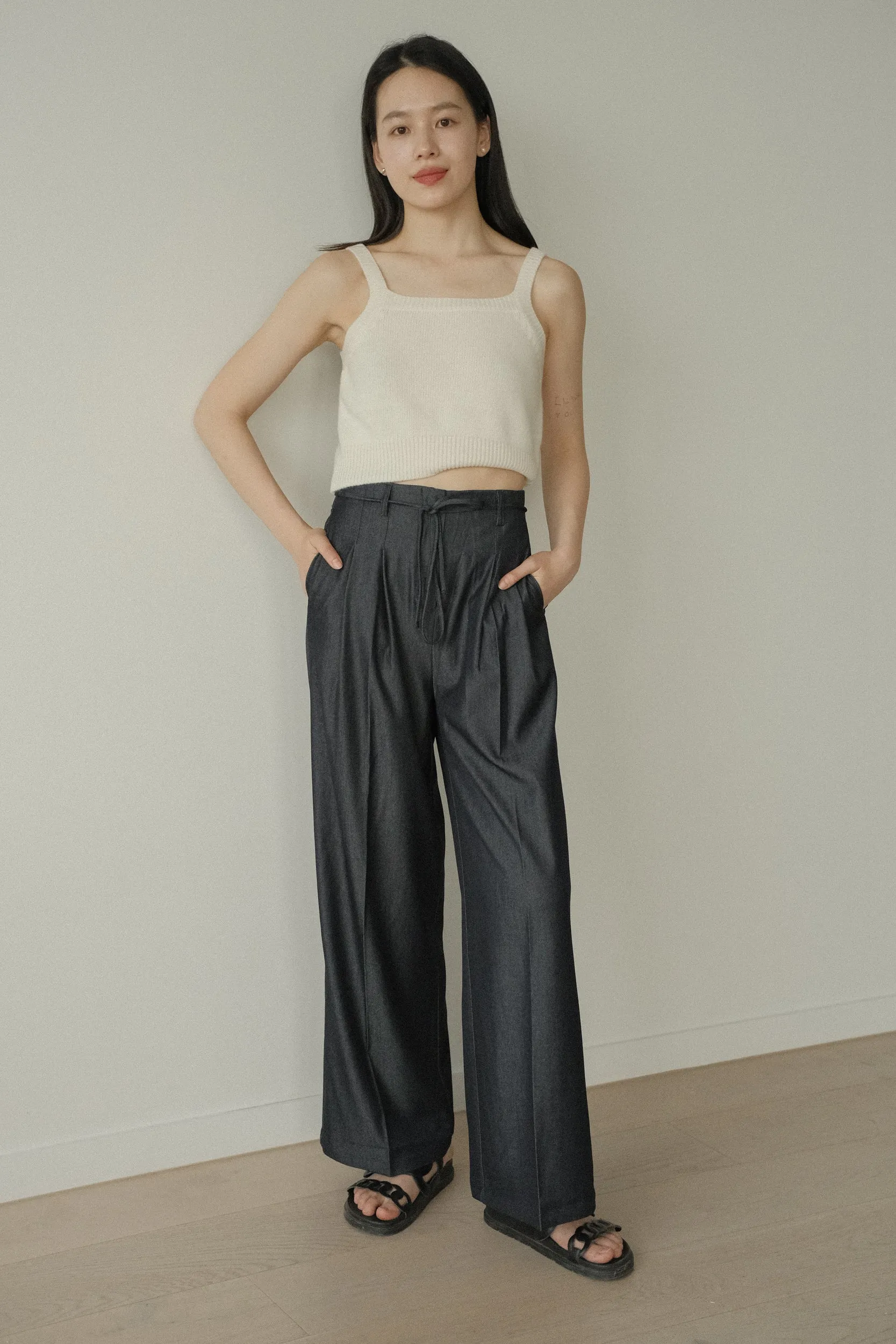 Cashmere Wool Knit Tank