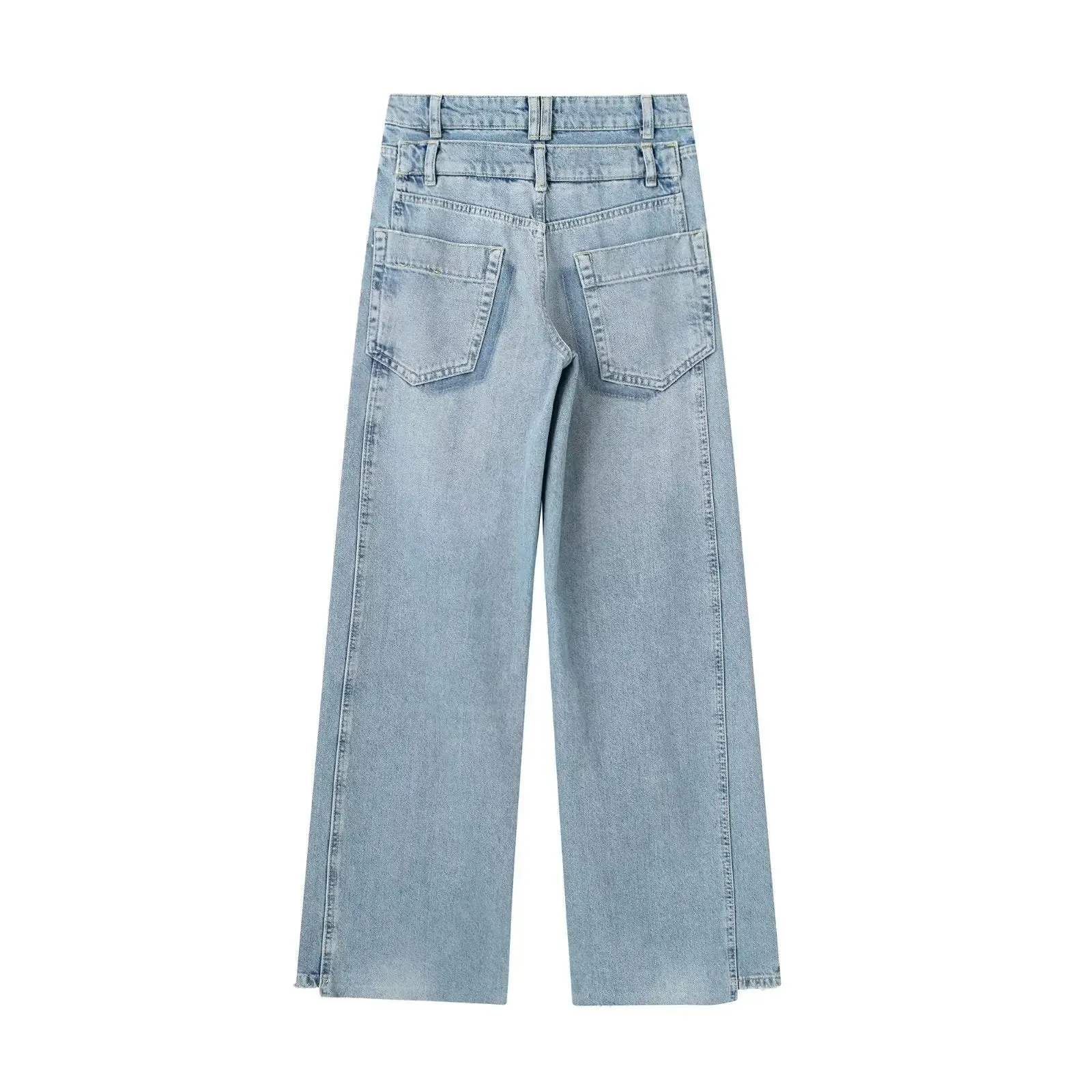 Casual Streetwear Patchwork Bliss Denim