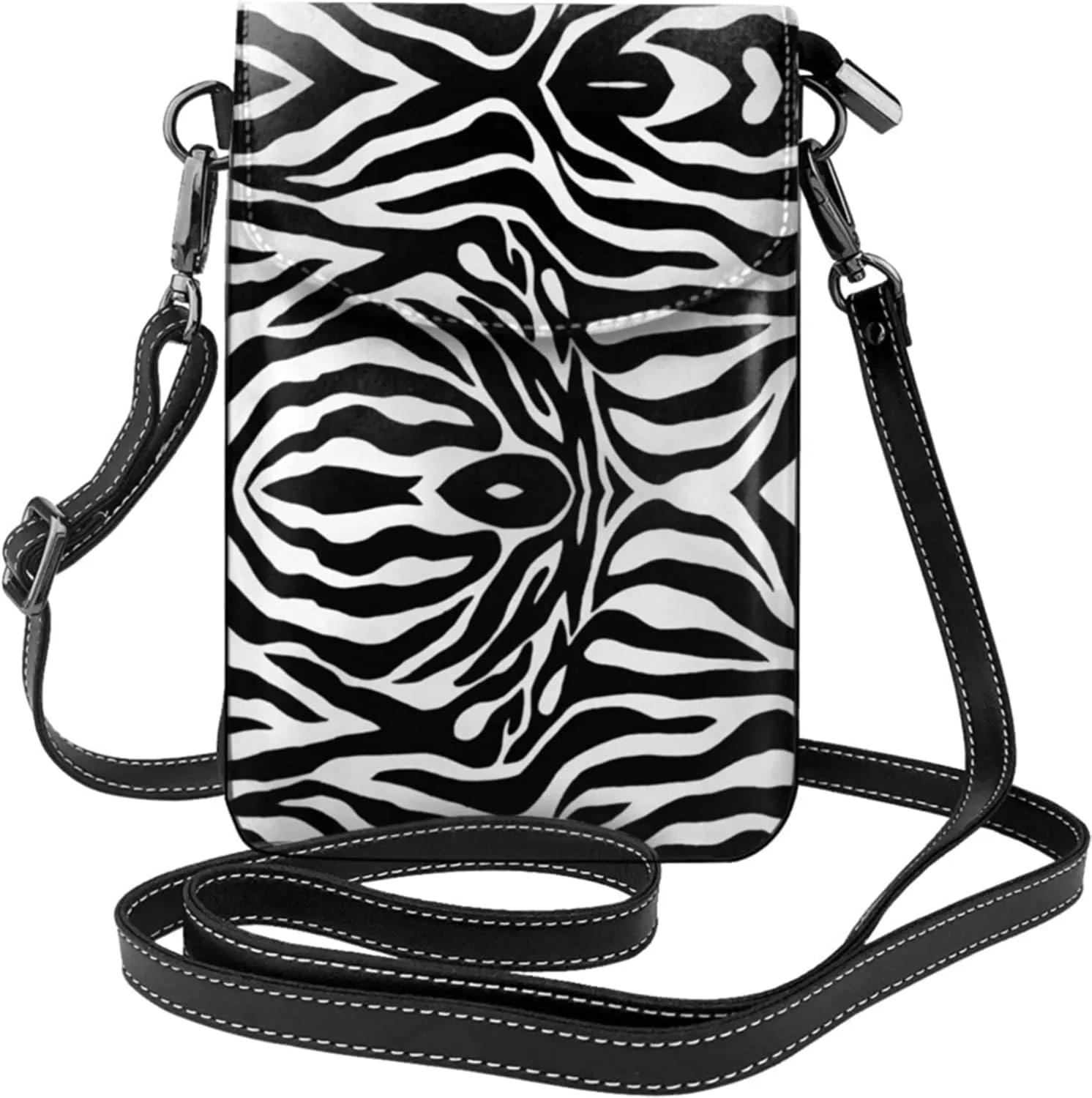 Cell Phone Purse Wallet Zebra Stripe Small Crossbody Purse Bags With Shoulder Strap For Women Teen Girls