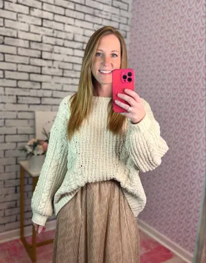 Chenille Knit Sweater