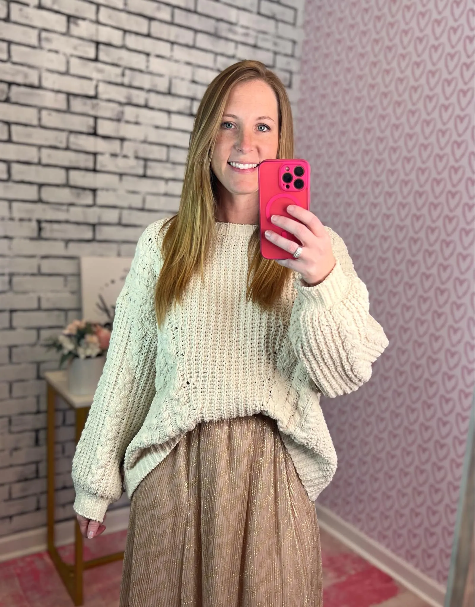 Chenille Knit Sweater