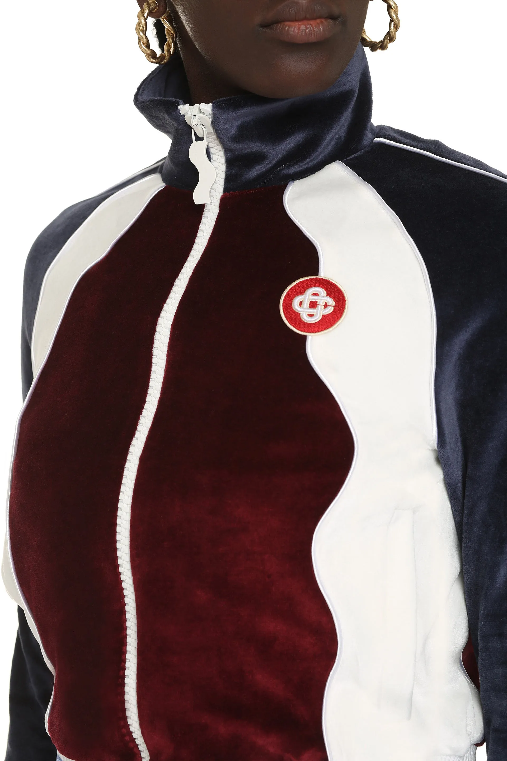 Chenille logo sweatshirt