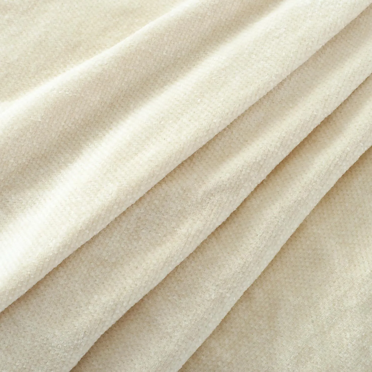 Chenille Throw Blanket for Couch with Tassels,50"X60" Soft Cozy Lightweight Knitted Boho Decorative Blankets for Bed and Sofa,Cream