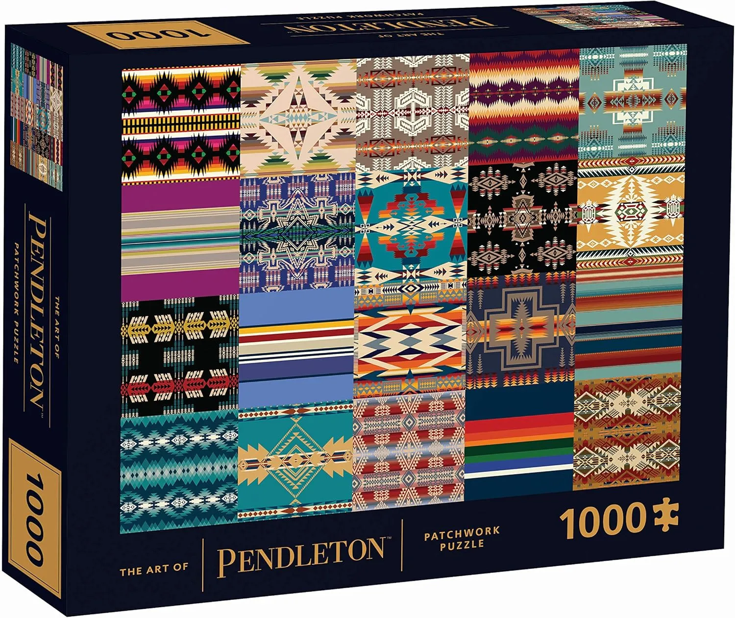 Chronicle Books The Art of Pendleton Patchwork 1000-Piece Jigsaw Puzzle