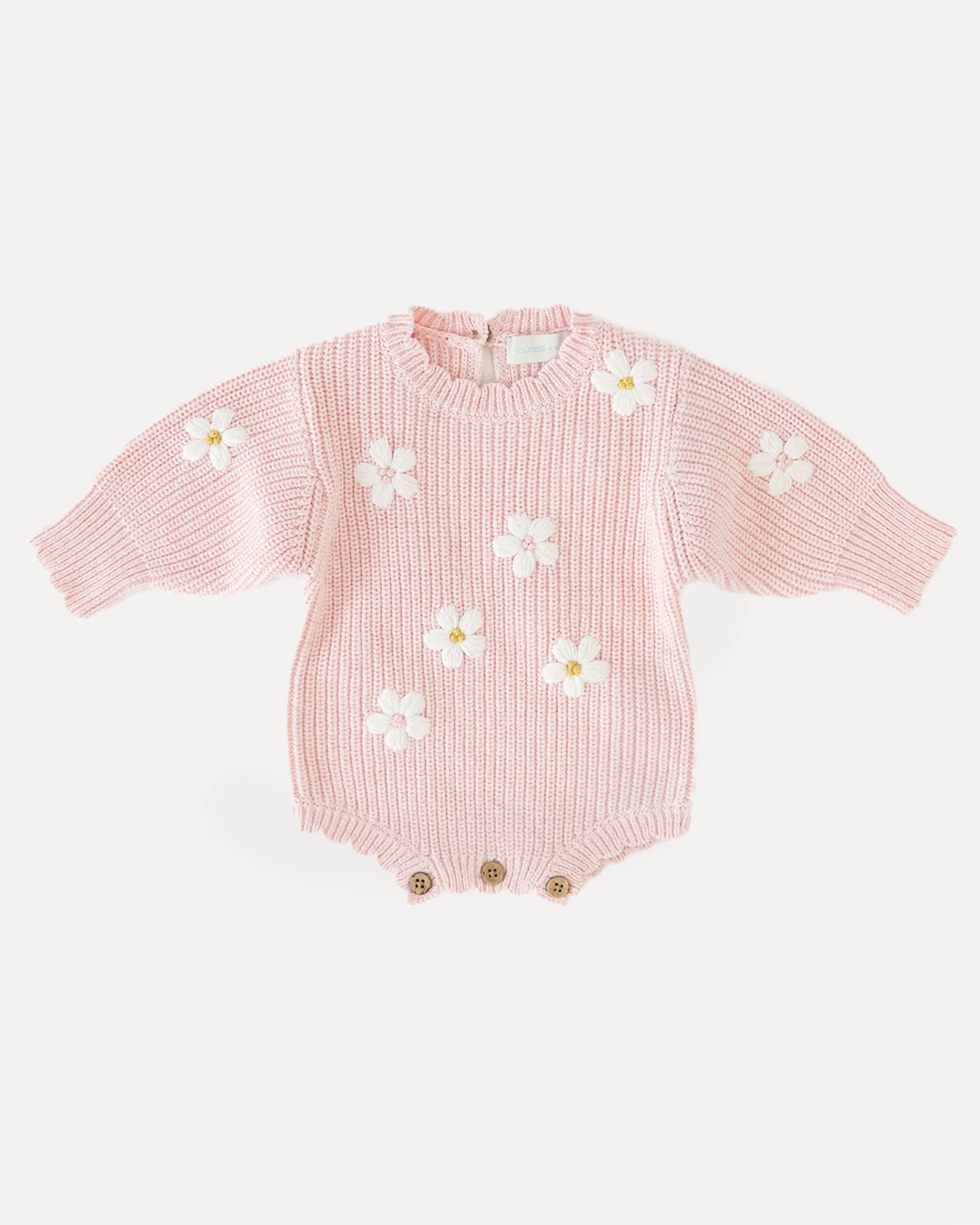 Chunky knit romper