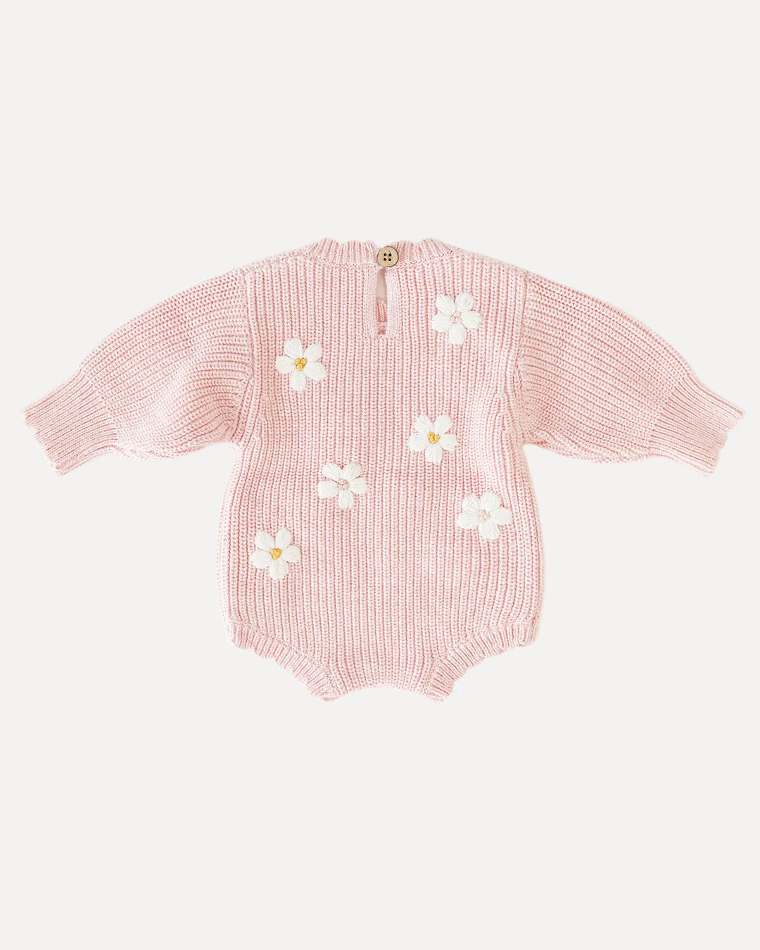 Chunky knit romper