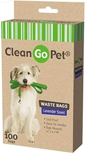 Clean Go Pet Lavendar Scented Waste Bags 100PK
