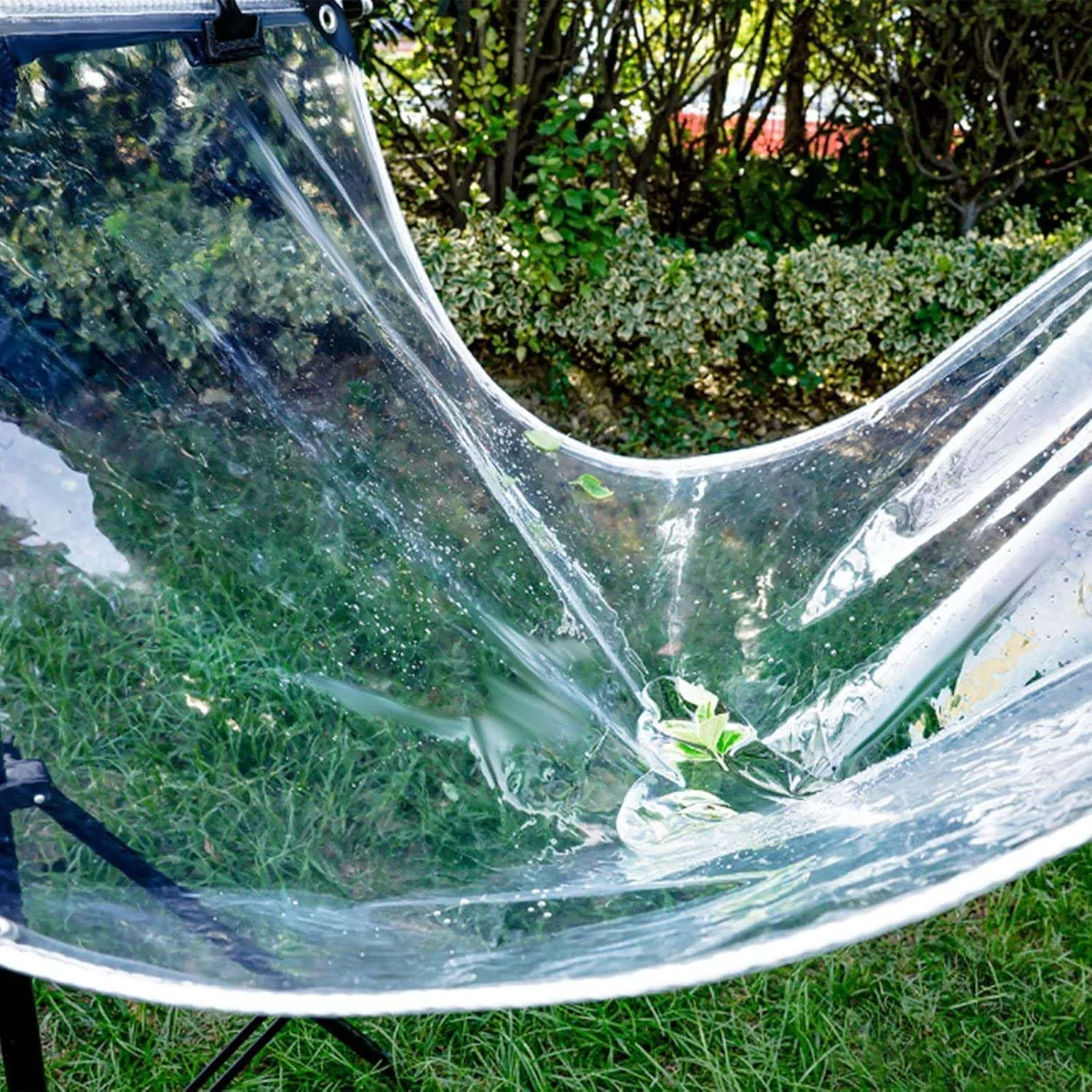 Clear Heavy Duty PVC Tarp with Grommets, Waterproof and Tear Resistant, Suitable for Patios, Greenhouses, Outdoor Fences, Chicken Coops