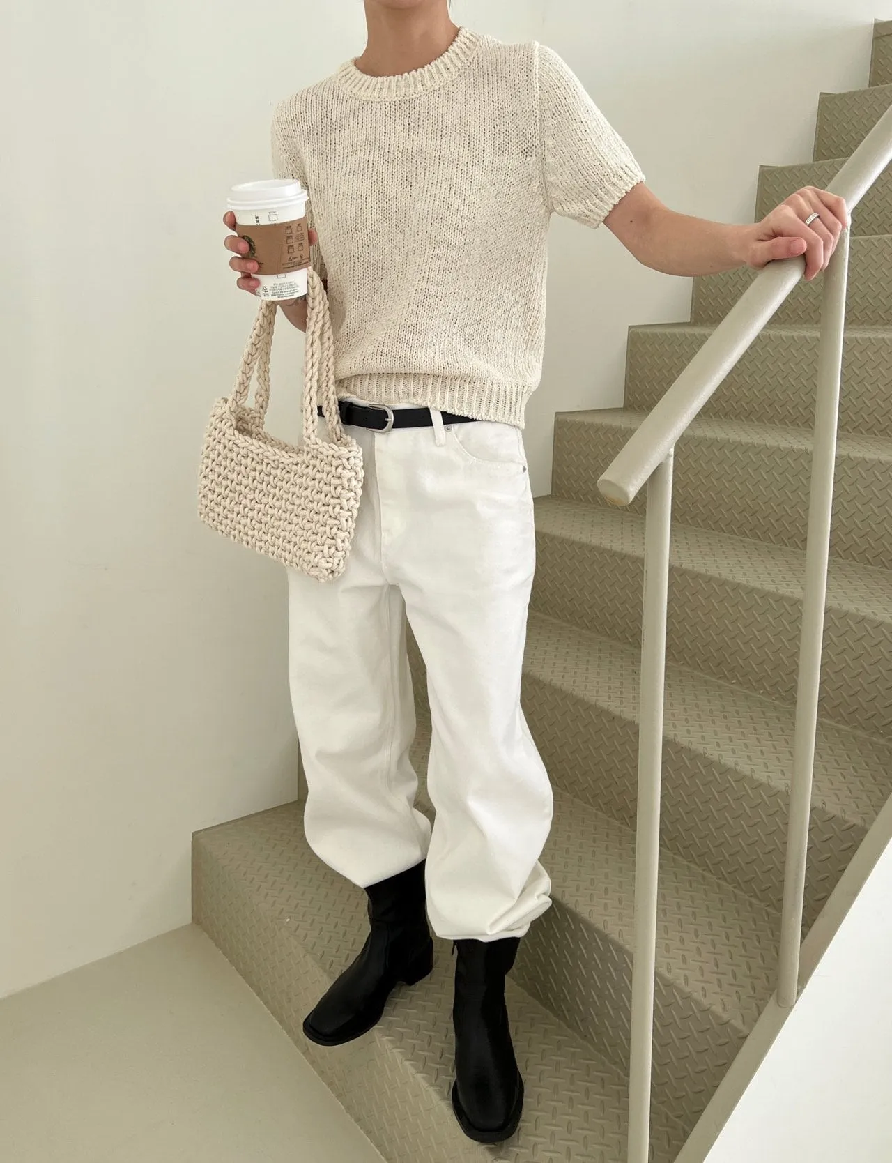 Cream Cotton Knit