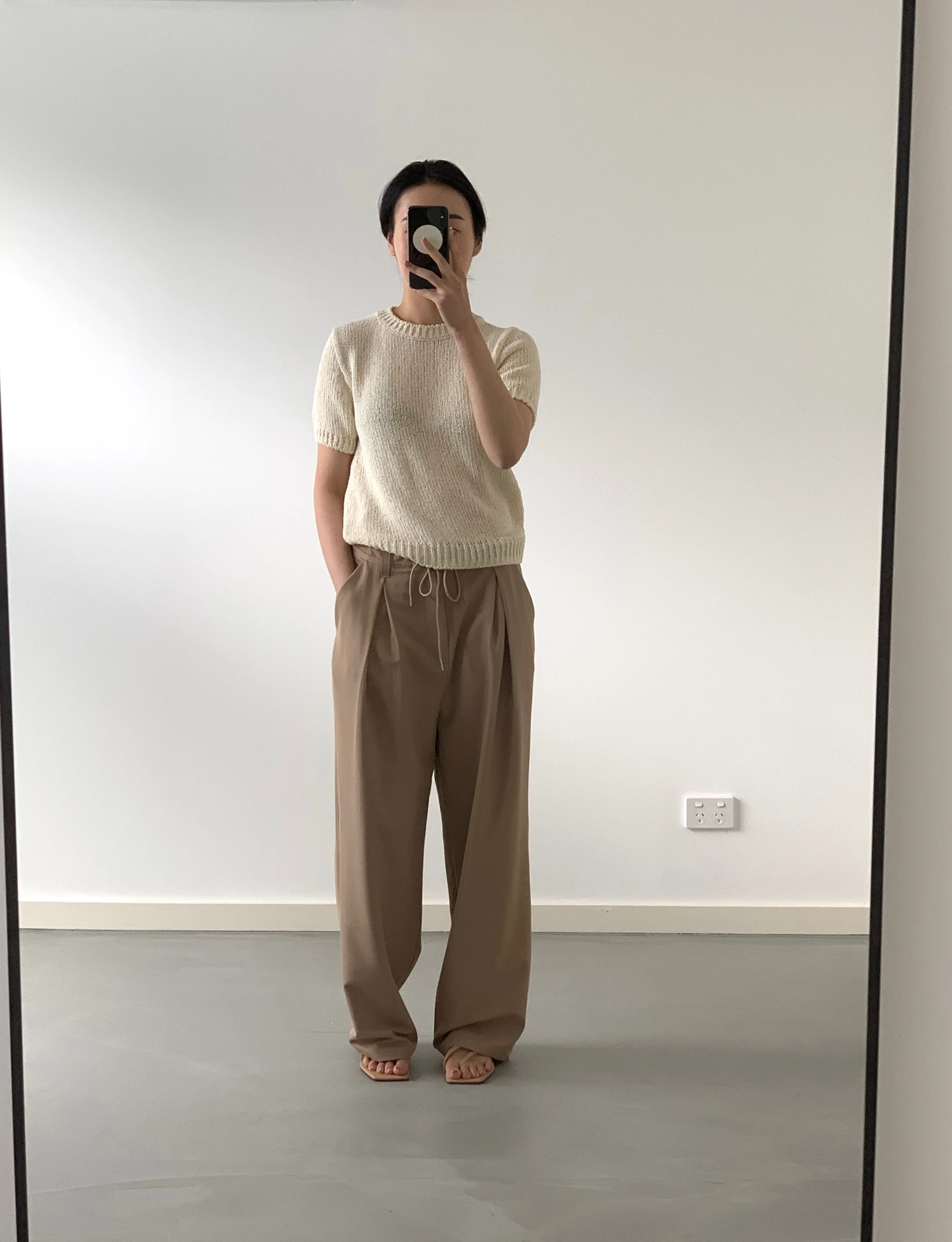 Cream Cotton Knit