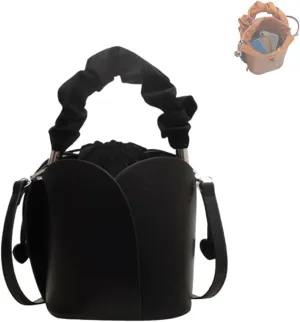 Creative Petal Crossbody Bag for Women - Large Capacity PU Leather Shoulder Purse, Versatile Purses Crossbody Petal Bags