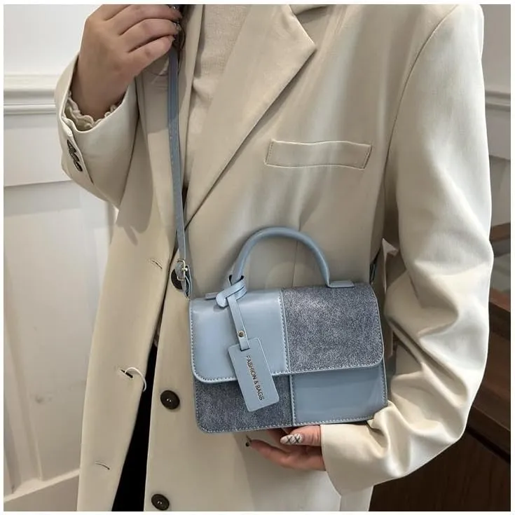 cross-body bag Patchwork Color Collision Small Square Bag