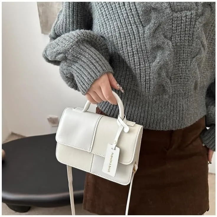 cross-body bag Patchwork Color Collision Small Square Bag