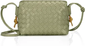 Crossbody Bags Woven Small Purses Shoulder Bag Leather Handbags for Women