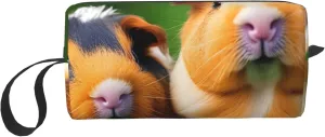Cute guinea pigs print Cosmetic Makeup Bags Pouch with Zipper Makeup Bag Travel Cosmetic Bags,Travel Toiletry Case