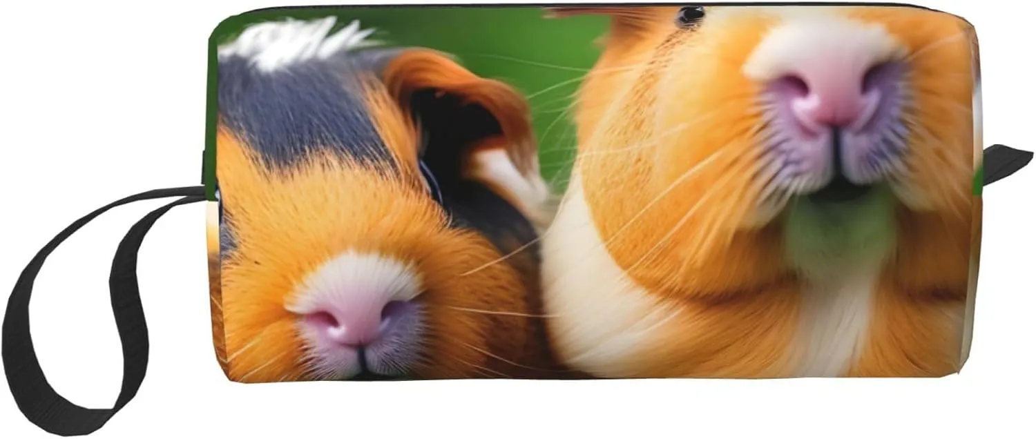 Cute guinea pigs print Cosmetic Makeup Bags Pouch with Zipper Makeup Bag Travel Cosmetic Bags,Travel Toiletry Case