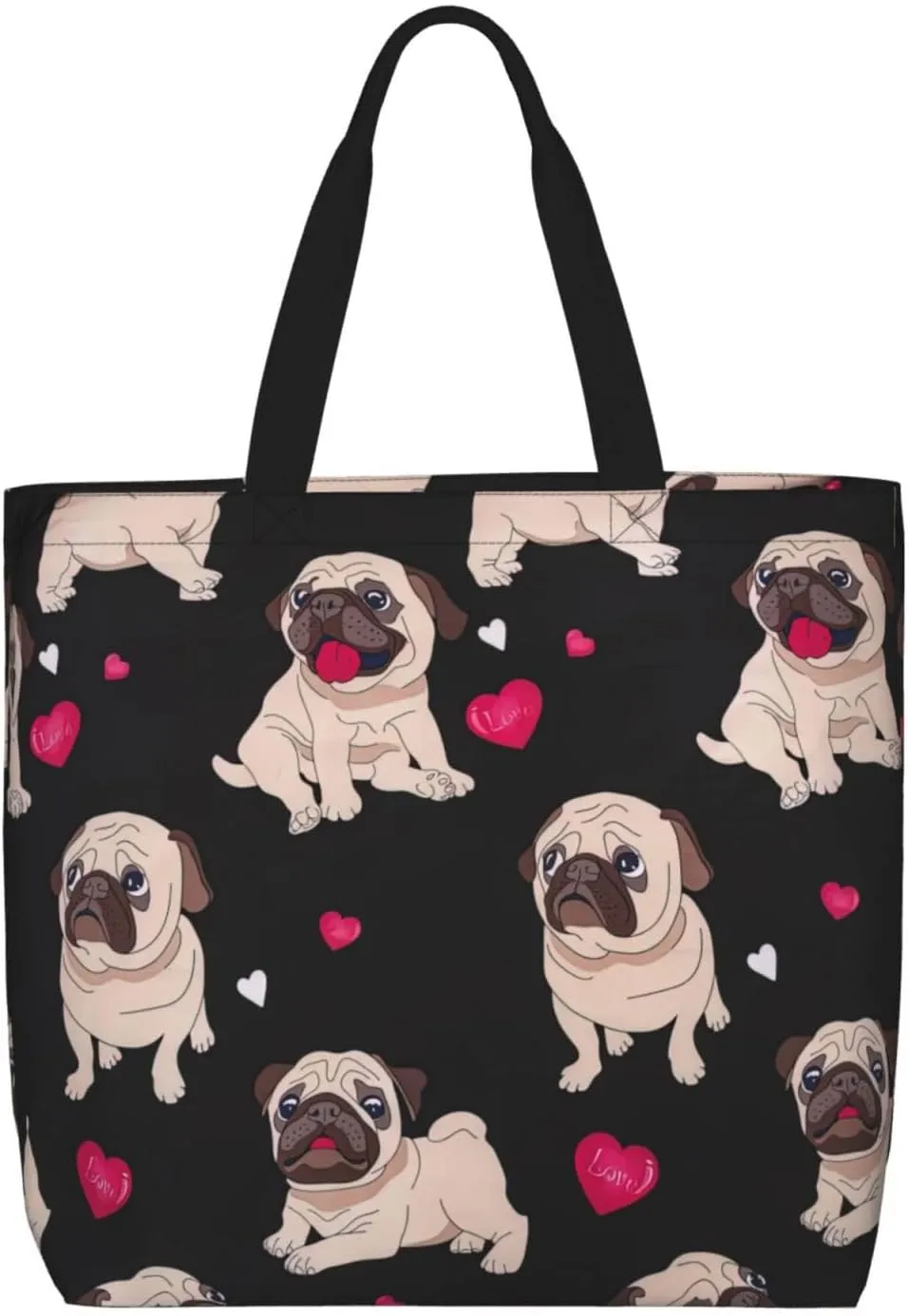 Cute Horse Print Fashion Tote Bag,Travel Handbag For Women, Hobo Bags, Work Shoulder Bags Crossbody Bag