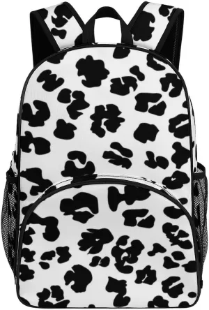 Dalmatian Print Backpack Print Laptop Bag Shoulder Bags Travel Casual Daypacks For Women Men