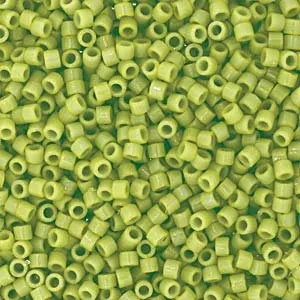 DB2123 Light Khake Green DC/O/(DYED) Size 11, 5 Grams - Miyuki Delica, Retail and Wholesale