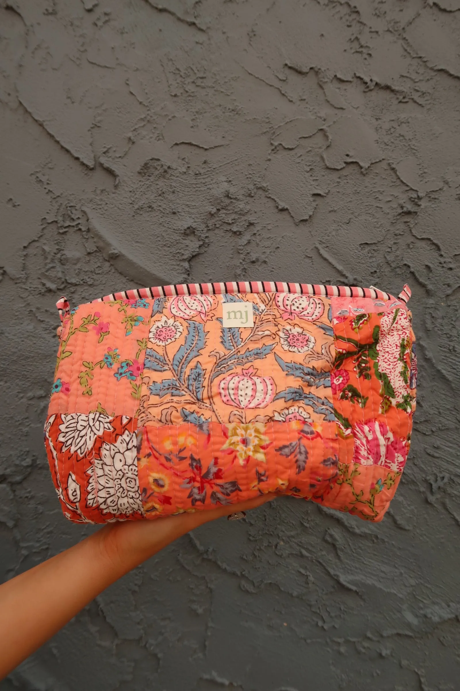 Debbie Quilted Cosmetic Bag