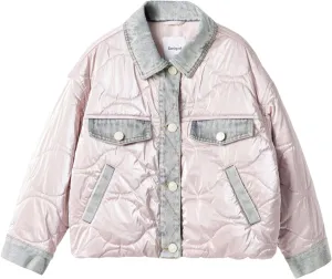 Desigual Little Girl's Iridescent Patchwork Jacket