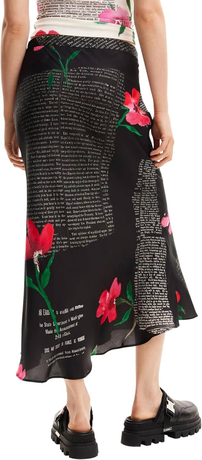 Desigual Women's Woman Woven Skirt Long