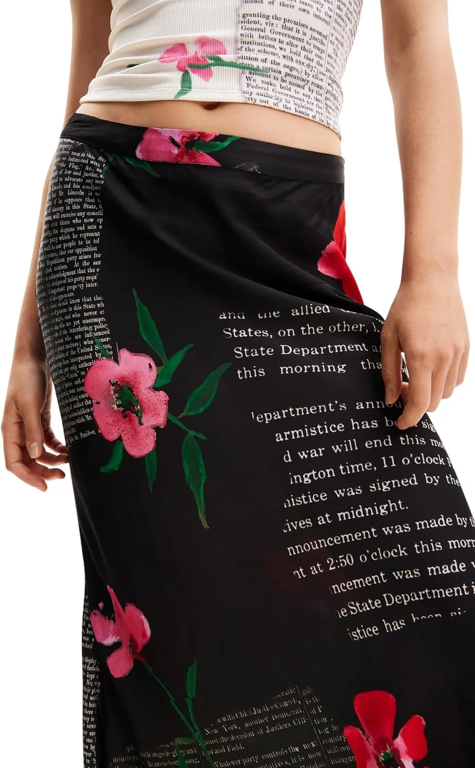 Desigual Women's Woman Woven Skirt Long