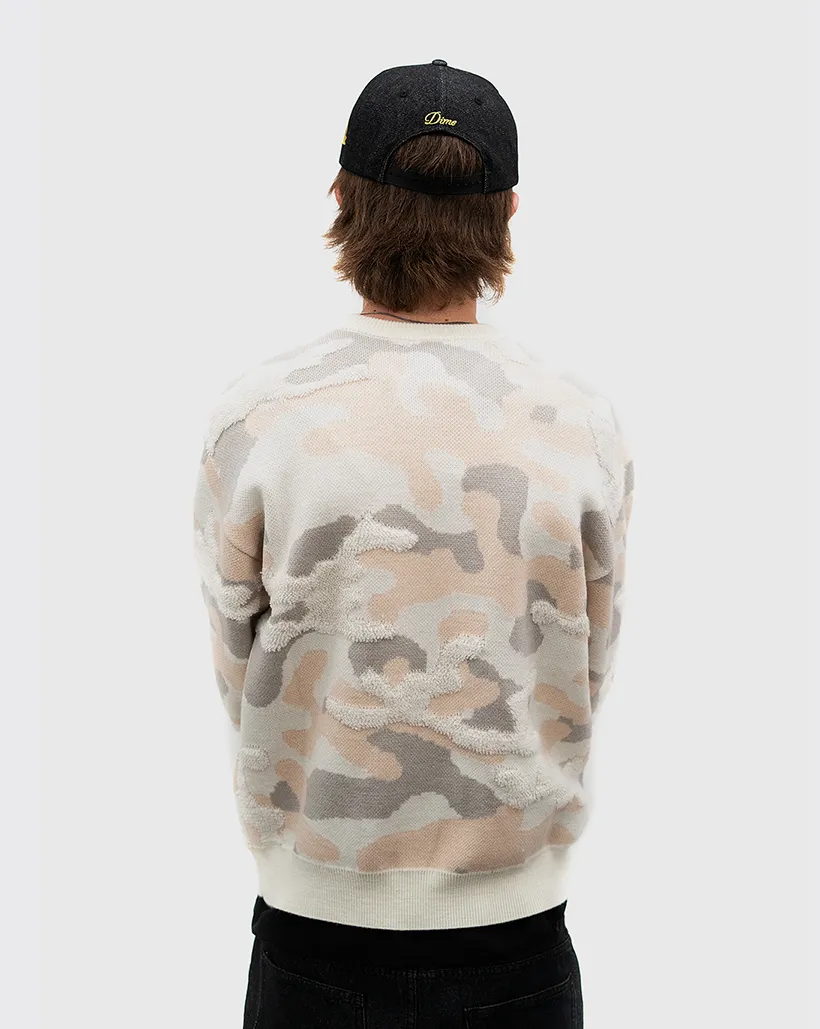 Dime Camo Chenille Knit - Arctic