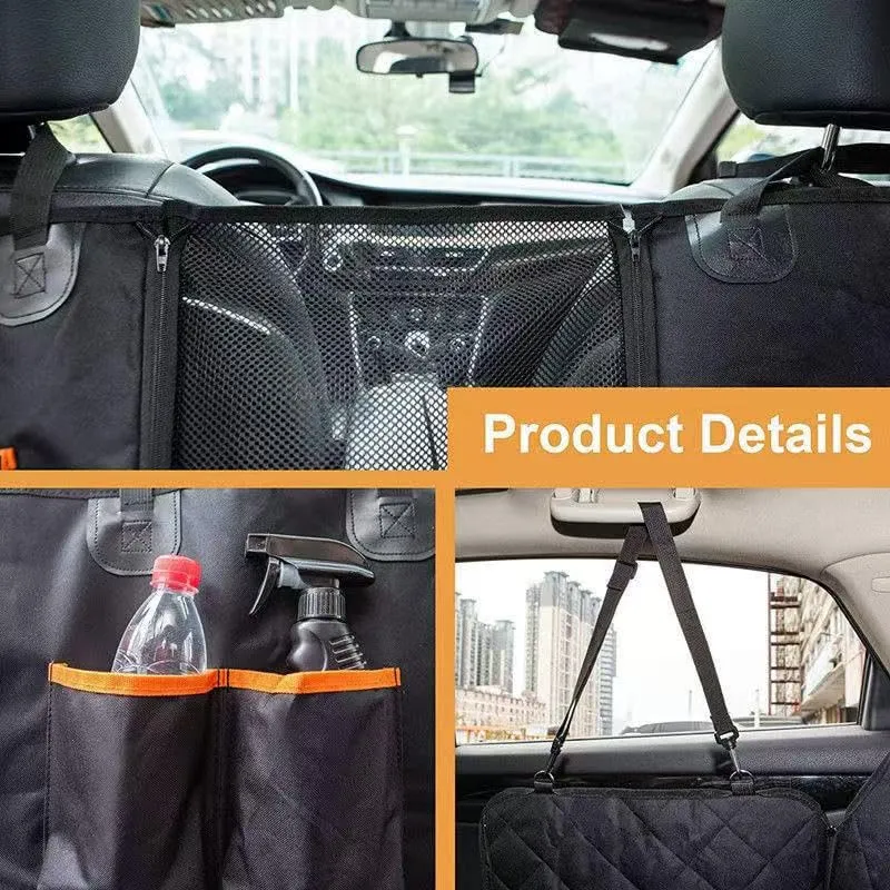 Dog Car Seat Cover for Mitsubishi Mirage 2019-2023, Dog Hammock for Car Back Seat, Waterproof Nonslip Car Boot Protector Blanket, Car Back Seat Cover Dog Car Seat Cover Blanket,A