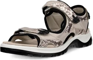 ECCO Women's Yucatan Sport Sandal, Gravel Patchwork, 10-10.5